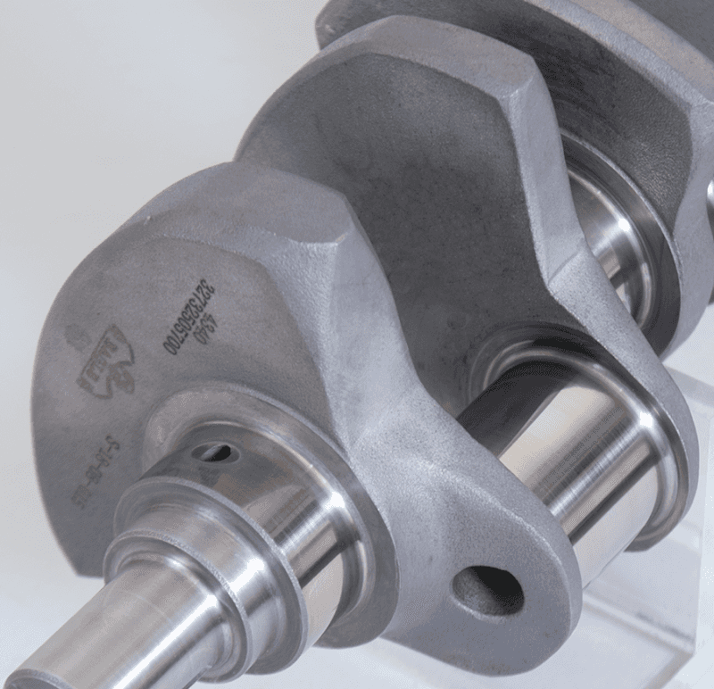 Eagle — Eagle Chevy Small Journal 283-327 Stock Stroke Forged 4340 Chromoly Crankshaft
4340 Crank - view 5