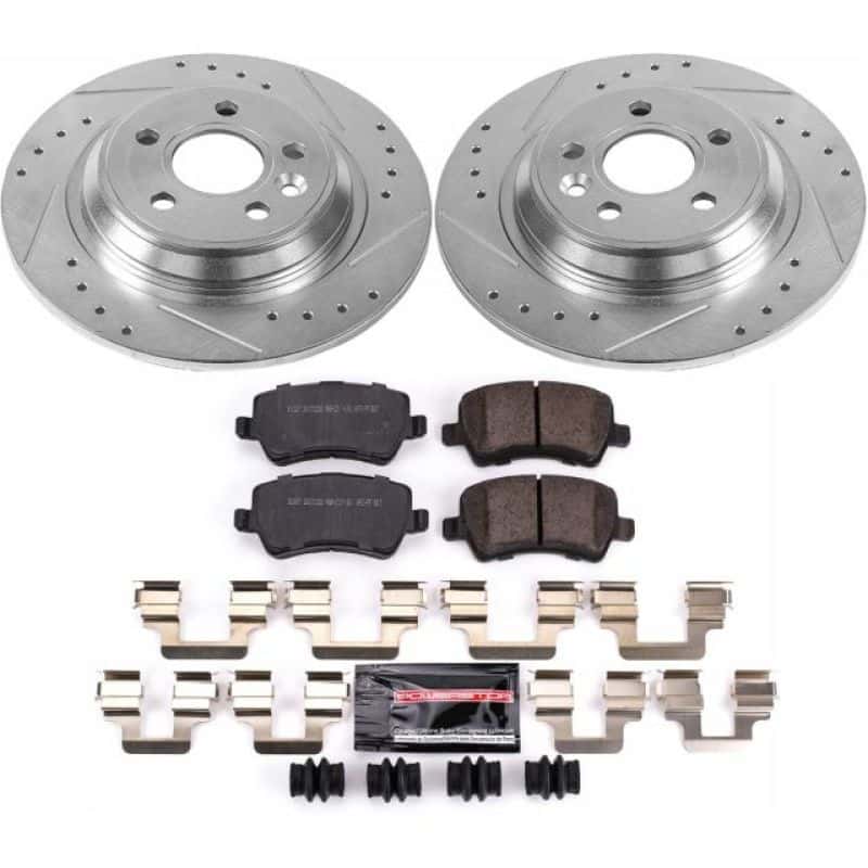 PowerStop — Power Stop 11-18 Volvo S60 Rear Z23 Evolution Sport Brake Kit - view 1