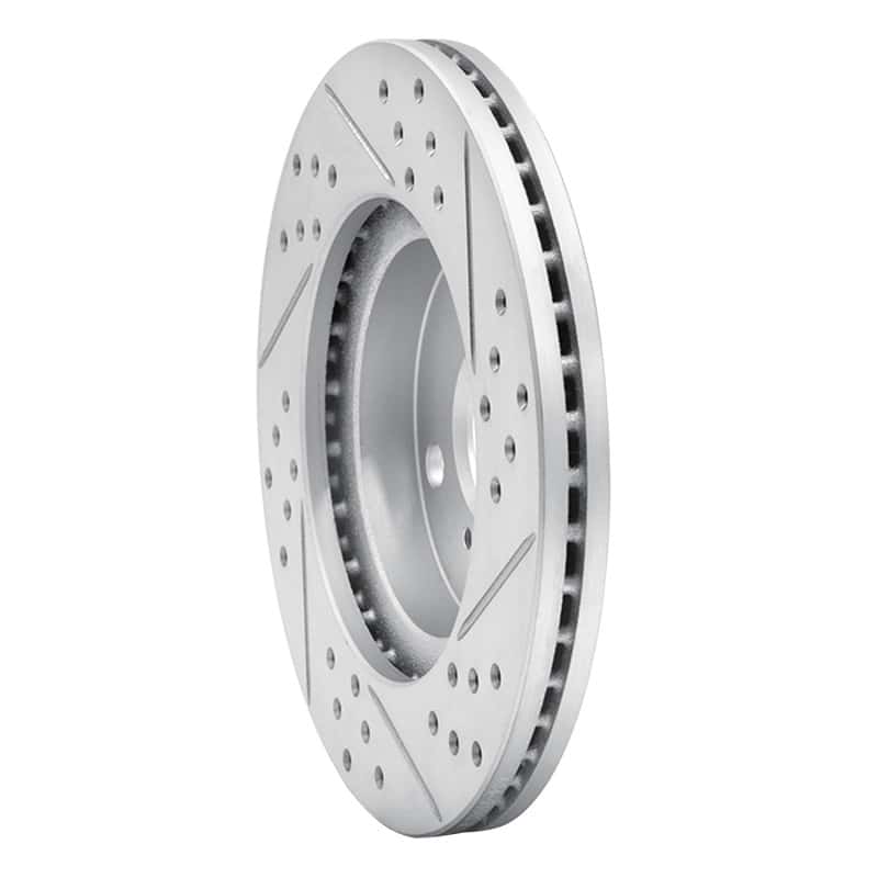 R1 Concepts — R1 04-06 Scion Xa Front Left Drilled & Slotted Geo-Carbon Rotor - view 4