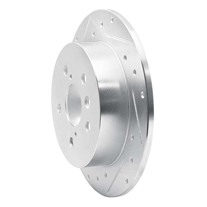 R1 Concepts — R1 18-24 Toyota Camry Rear Left Drilled & Slotted Silver Brake Rotor
R1 Brake Rotor Drill - view 2