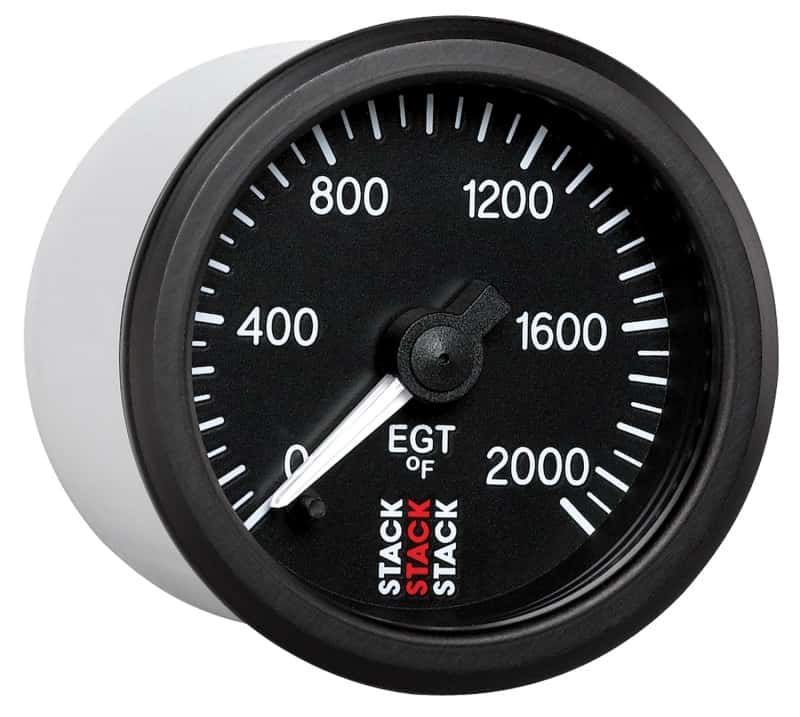 AutoMeter — Autometer Stack 52mm 0-2000 Deg F Pro Stepper Motor Exhaust Gas Temp Gauge - Black
Ga EGT Stpr B - view 5