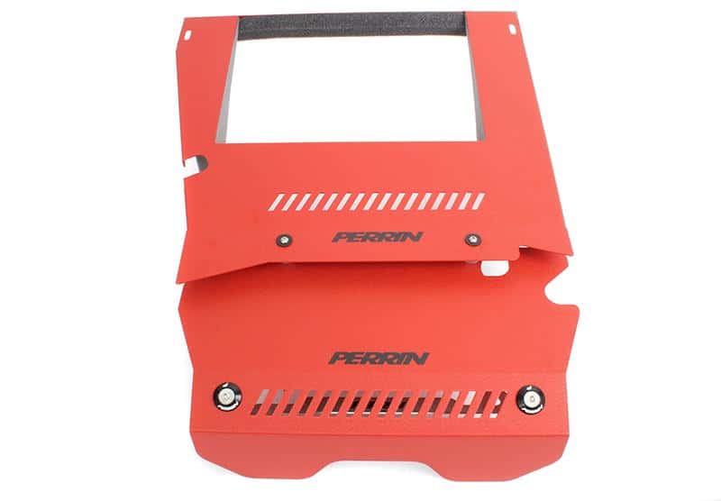 Perrin Performance — PERRIN 15-21 Subaru WRX Engine Cover Kit (Intercooler & Pulley Covers Incl.) - Red - view 2