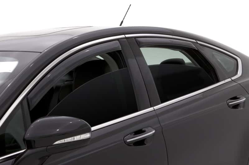 AVS — AVS 13-18 Ford Fusion Ventvisor In-Channel Front & Rear Window Deflectors 4pc - Smoke
IN-CHANNEL VENTVISOR
Side Window Vent - view 2