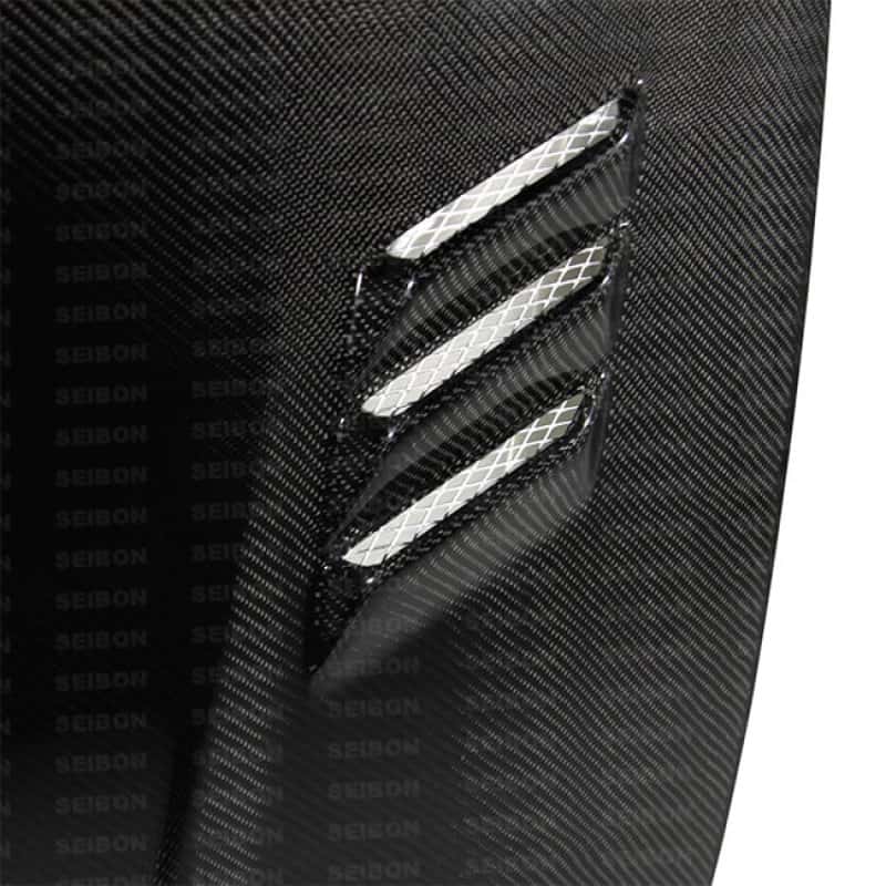 Seibon — Seibon 09-12 Nissan 370z/Fairlady Z (Z34) BD-style Carbon Fiber Hood - view 4