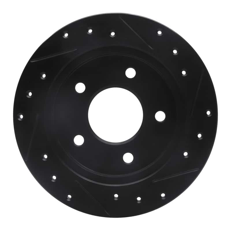 R1 Concepts — R1 88-94 Buick Regal Rear Left Drilled & Slotted Black Brake Rotor
R1 Brake Rotor Drill - view 5