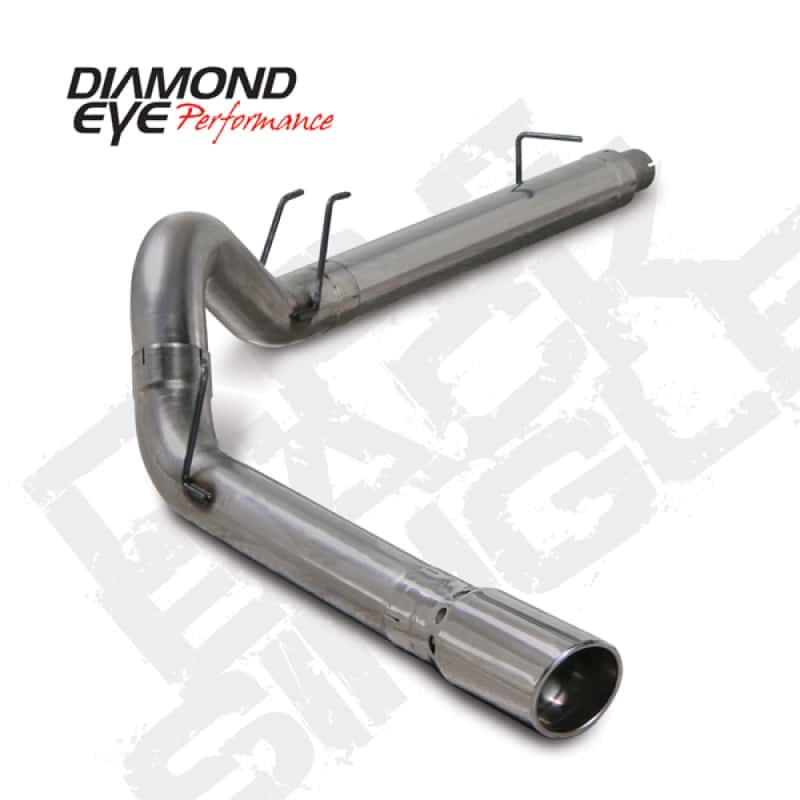 Diamond Eye Performance — Diamond Eye KIT 5in DPF-BACK Single SS 08-09 6 4L F250-F350 PCKGD BX46X14X14OD EL-PL
KIT; 5in.; DPF-BACK; - view 2