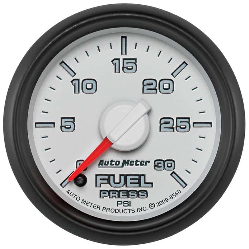AutoMeter — Autometer Factory Match 52.4mm Full Sweep Electronic 0-30 PSI Fuel Pressure Gauge
2-1/16" FUEL PRESS, - view 2