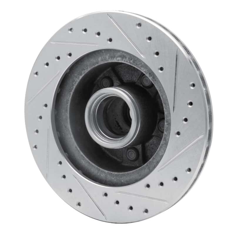 R1 Concepts — R1 1987-1990 Dodge Dakota RWD Front Left Drilled & Slotted Silver Brake Rotor
R1 Brake Rotor Drill - view 4