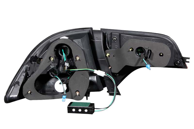 ANZO — ANZO 2006-2011 Honda Civic LED Taillights Black - view 3
