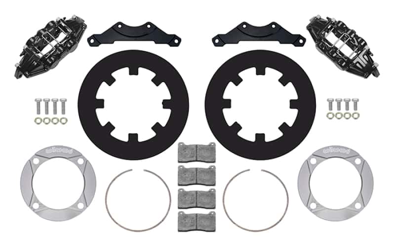 Wilwood — Wilwood 2014+ Polaris RZR XP 1000 Rear Kit 11.25in - Black - view 1