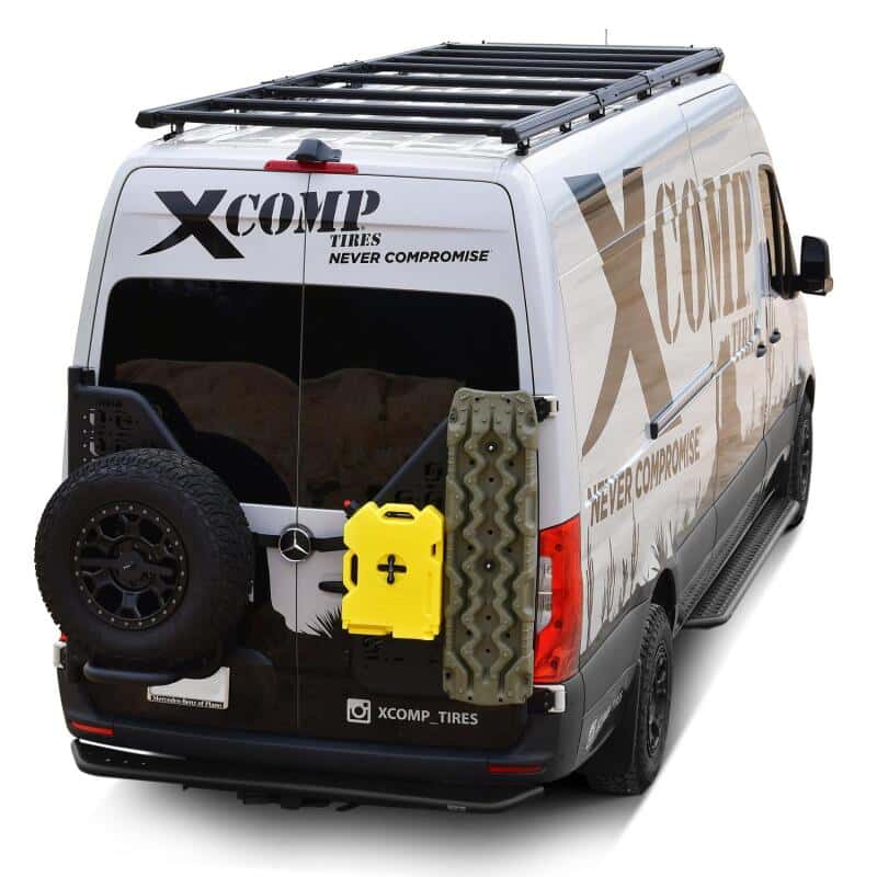 Westin — Westin 19-23 Mercedes-Benz Sprinter 144in WB/High Roof Mesa Roof Rack - Textured Black - view 10