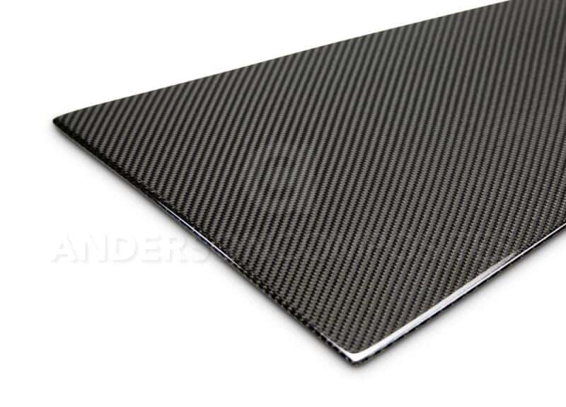 Anderson Composites — Anderson Composites 2015-2017 Ford Mustang Type -F Style Window Louvers - Flat - view 4