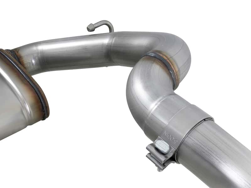 aFe — aFe MACHForce XP 18-20 Jeep Wrangler (JL) L4-2.0L (t) 3in 409 SS Cat-Back Hi-Tuck Exhaust
Cat-Back Exhaust - view 4