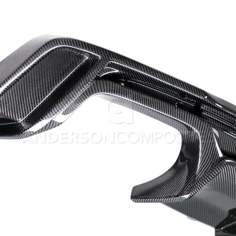 Anderson Composites — Anderson Composites 2016+ Chevy Camaro SS Type-AZ Carbon Fiber Rear Diffuser - view 5