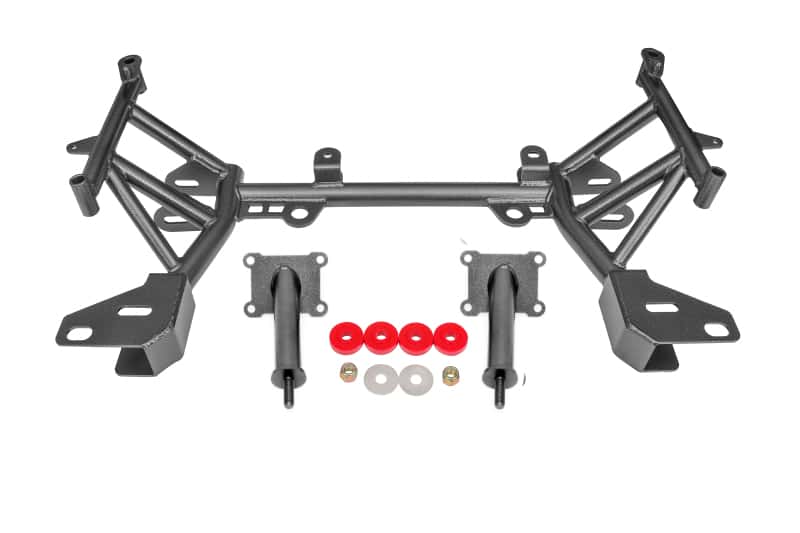 BMR Suspension — BMR 93-02 4th Gen F-Body K-member Low Mount Turbo LS1 Motor Mounts Standard Rack Mounts - Black
K-member - view 1