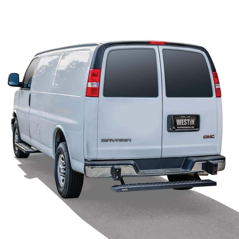 Westin — Westin Ford Transit Van 150/250/350 (Single 54in. Pass Door) Grate Steps Running Boards - Tex. Blk
Running Board - view 4