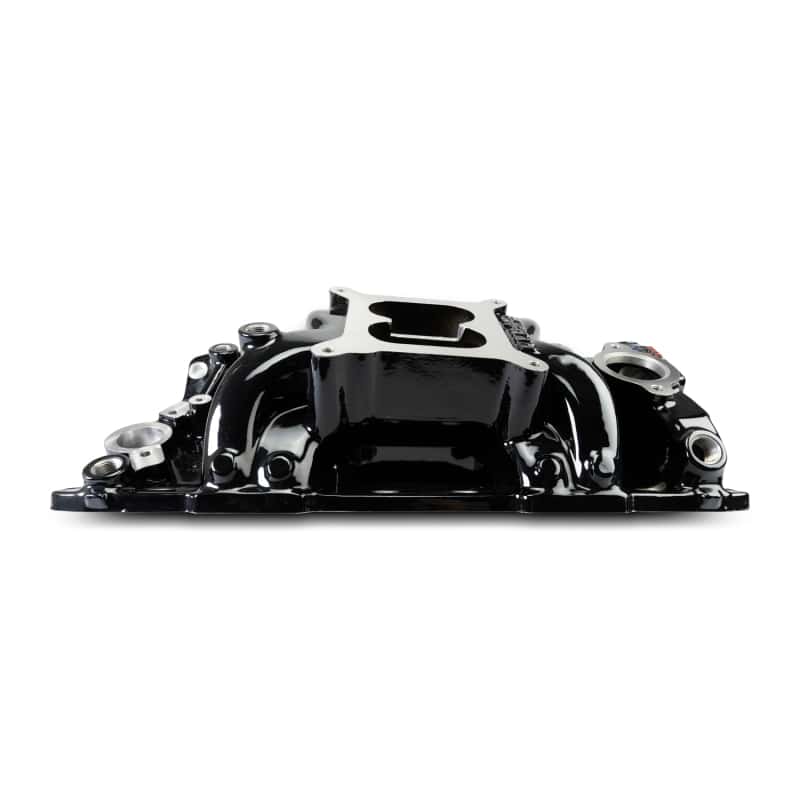 Edelbrock — Edelbrock Chevy Small Block Performer RPM AIR-Gap Intake Manifold Black Plasma Finish - view 5