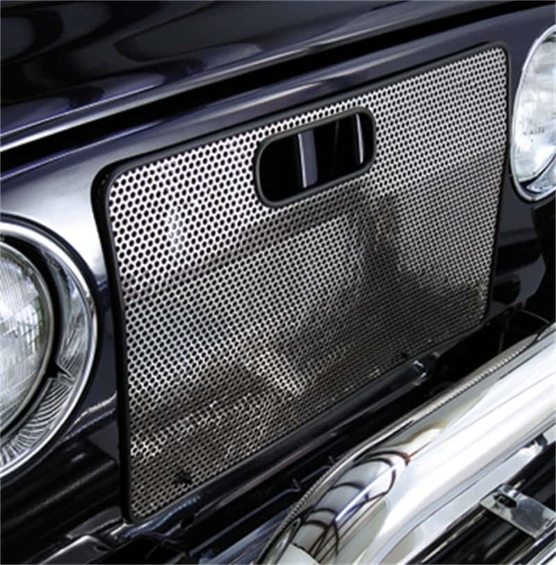 Rugged Ridge — Rugged Ridge 97-06 Jeep Wrangler Stainless Steel Radiator Bug Shield
OFFROAD_EXTERIOR
Grille Screen - view 3