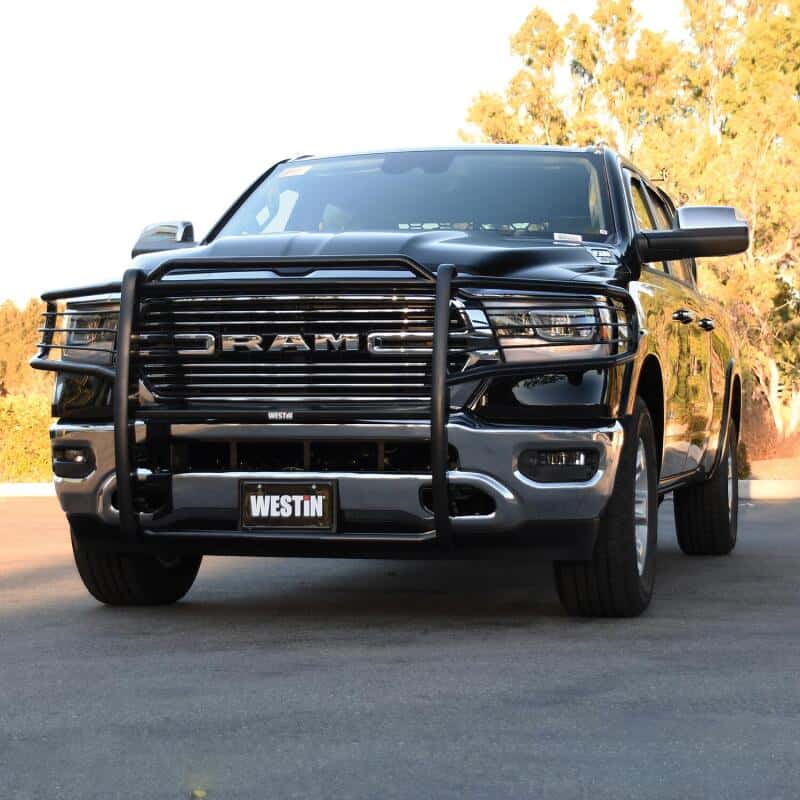 Westin — Westin 19-21 Ram 1500 (Excl. 19-21 Ram 1500 Classic)(Excl. Rebel) Sportsman Grille Guard - Black
Grille Guard - view 6