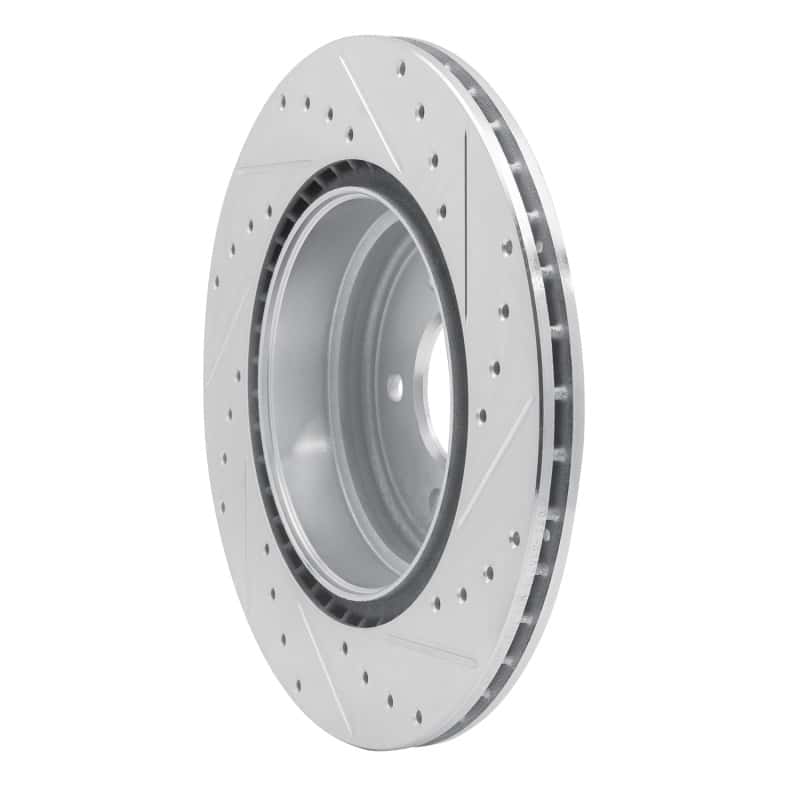R1 Concepts — R1 06-15 BMW 335I xDrive Rear Left Drilled & Slotted Silver Brake Rotor
R1 Brake Rotor Drill - view 4