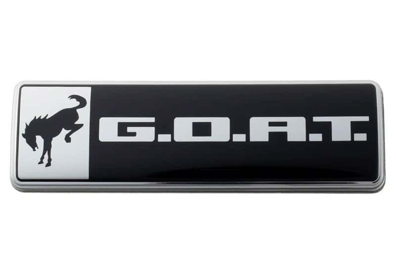 Ford Racing — Ford Racing Bronco/Bronco Sport G.O.A.T. Badge - Black/Chrome
Grl/FndVnt/BdyKt - view 8
