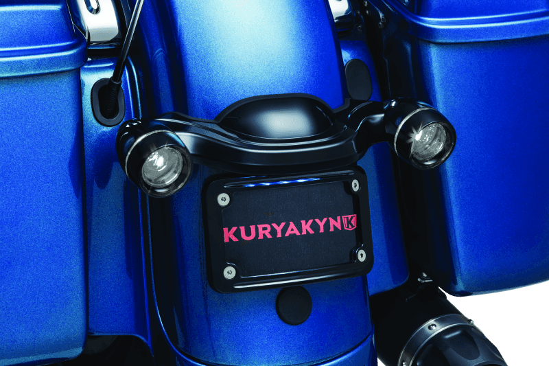 Kuryakyn — Kuryakyn Deep Dish Bezel For Bullet Turn Signals Smoke Lens Gloss Black - view 2