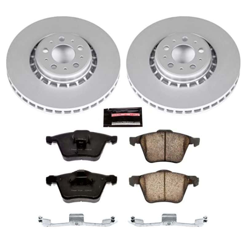 PowerStop — Power Stop 03-14 Volvo XC90 Front Z23 Evolution Sport Coated Brake Kit - view 1