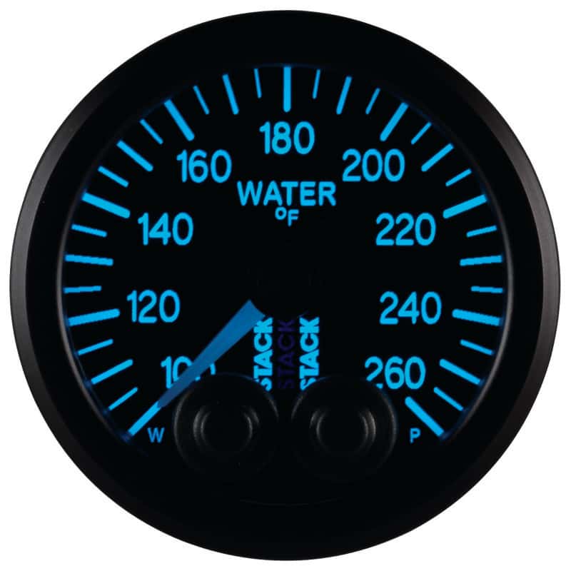 AutoMeter — Autometer Stack Pro Control 52mm 100-260 deg F Water Temp Gauge - Black (1/8in NPTF Male)
Ga WTmp PC Blk 260F - view 6