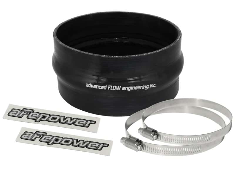 aFe — aFe Magnum FORCE CAI Univ. Silicone Coupling Kit (6in. ID / 3in. L) Straight Coupler w/Hump - Black
Intake Coupling Kit - view 1