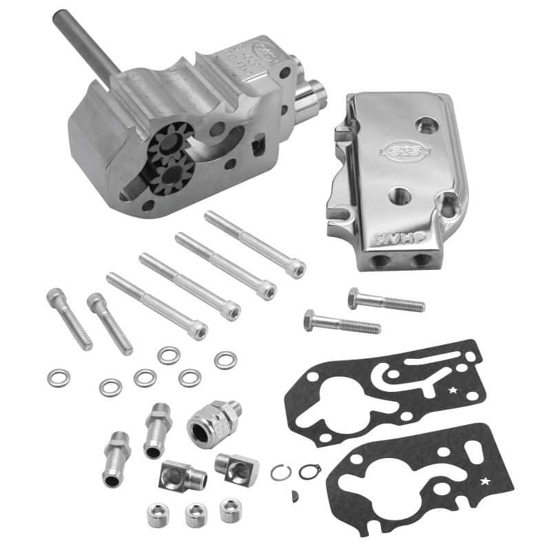 S&S Cycle — S&S Cycle 92-99 BT High Volume High Pressure Billet Oil Pump Kit - Polished - view 1