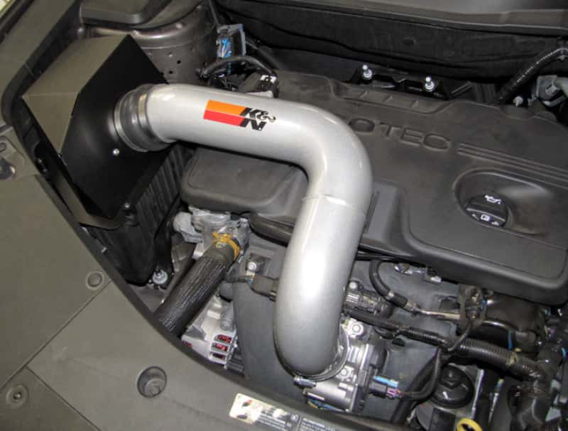 K&N Engineering — K&N 10 GMC Terrain / 10 Chevy Equinox 2.4L-L4 Silver High Flow Performance Kit
Performance Air Inta
Air Intake System - view 4