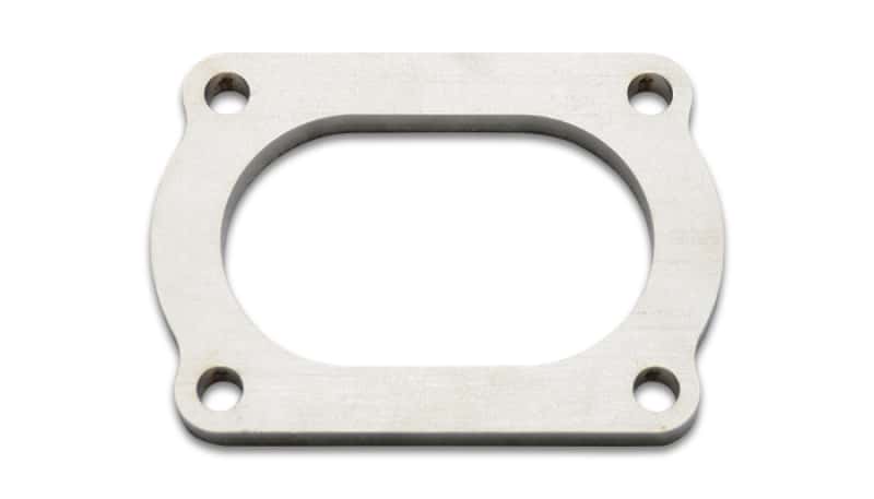 Vibrant — Vibrant T304 SS 4 Bolt Flange for 3in O.D. Oval tubing
3"OD4-BoltOvalFlange
3"SS4BoltOvalFlange - view 2