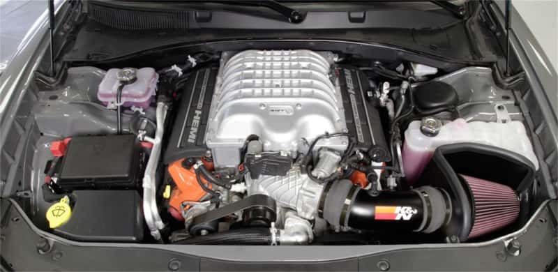 K&N Engineering — K&N 2017 Dodge Challenger Hellcat SC V8-6.2L F/l Typhoon Air Intake
Performance Air Inta
Air Intake System - view 5