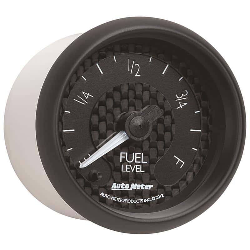 AutoMeter — Autometer GT Series 52mm Full Sweep Electronic 0-280 ohm Fuel Level Programmable Empty-Full Range
2-1/16" FUEL LEVEL, - view 5