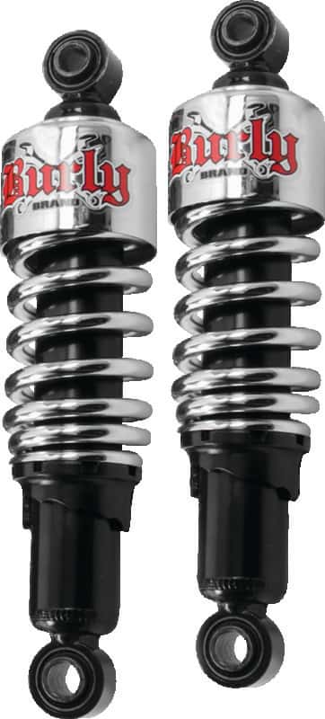 Burly Brand — Burly Brand XL Shocks 10.5in - Chrome - view 1