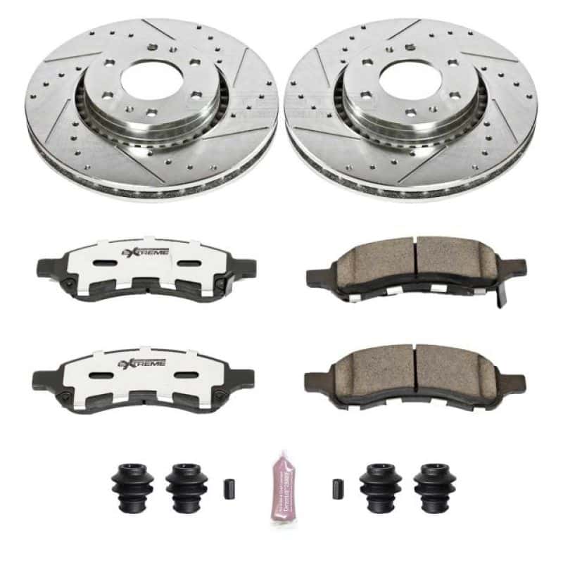 PowerStop — Power Stop 06-07 Buick Rainier Front Z26 Street Warrior Brake Kit - view 1