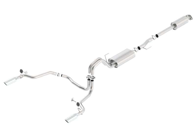 Borla — Borla 15-16 Ford F-150 3.5L EcoBoost Ext. Cab Std. Bed Catback Exhaust S-Type Single Split Rear Exit
Cat-Back System
ExhstSysKt - view 2