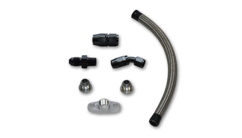 Vibrant — Vibrant Univ Top Mount Oil Drain Kit incl 20in Teflon lined S.S. hose Fitting
20"LnOilDrainKitT3T4
DrainKitT3/T4-20"Lng
Oil Drain Kit - view 1