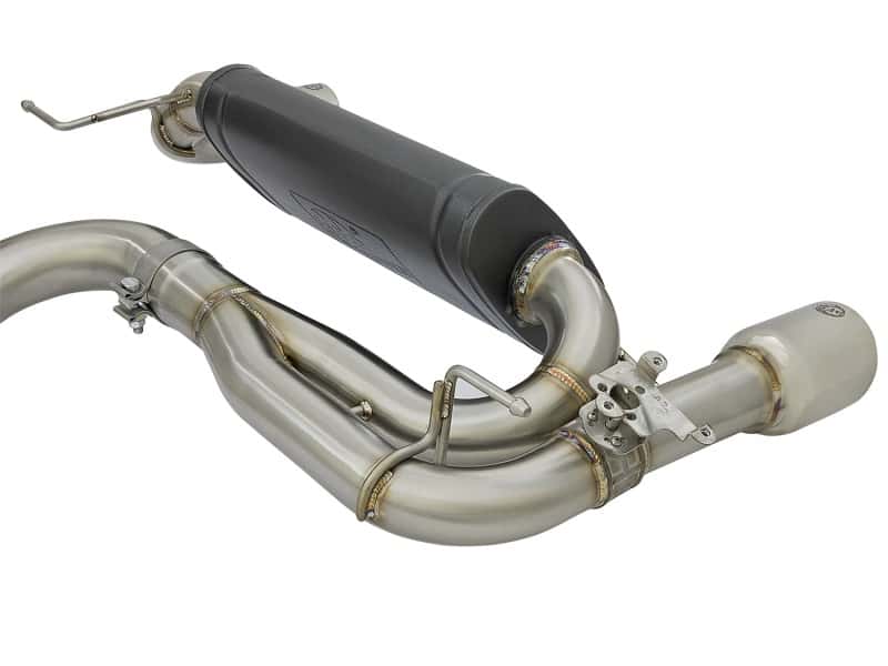 aFe — aFe MACH Force-Xp 3in 304 SS Cat-Back Exhaust w/Polished Tips 12-15 BMW 335i (F30) L6 3.0L (t) N55
Cat-Back Exhaust - view 3