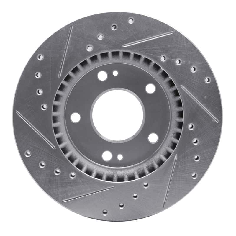 R1 Concepts — R1 07-10 Hyundai Elantra Front Right Drilled & Slotted Silver Brake Rotor
R1 Brake Rotor Drill - view 5