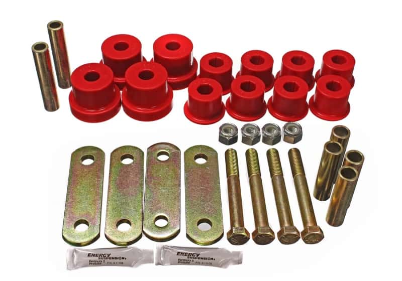 Energy Suspension — Energy Suspension GM Heavy Duty Shackle Set - Red
Leaf Spring Shackle - view 1