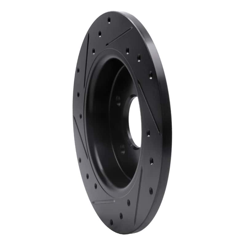 R1 Concepts — R1 12-18 Ford Focus Rear Right Drilled & Slotted Black Brake Rotor
R1 Brake Rotor Drill - view 4
