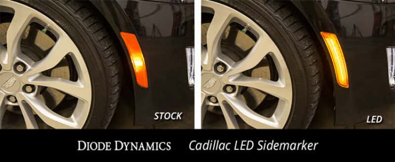 Diode Dynamics — Diode Dynamics 14-19 Cadillac ATS Cadillac ATS LED Sidemarkers (Pair) Smoked - view 7