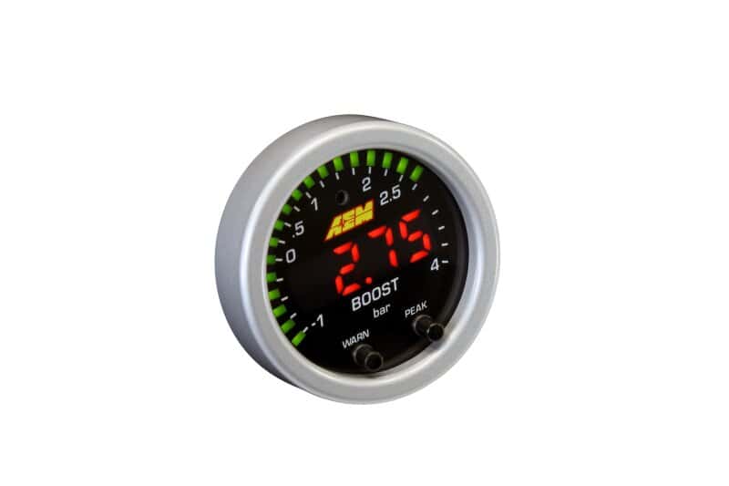 AEM — AEM X-Series Boost Pressure -30inHg 60psi Gauge Kit
X-Series Gauge
X-Series Boost - view 12