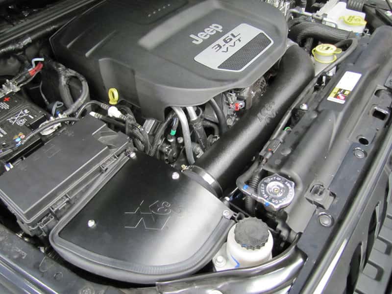 K&N Engineering — K&N 12-14 Jeep Wrangler V6 3.6L Performance Intake Kit
Performance Air Inta
Air Intake System - view 3