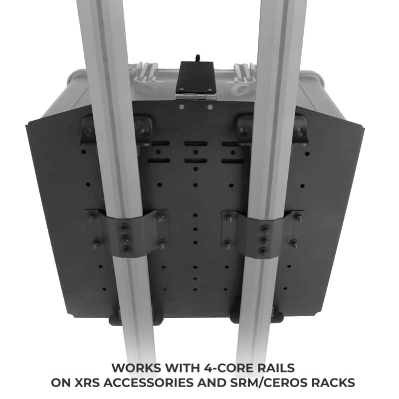Go Rhino — Go Rhino XVenture Gear Hard Case Mount Medium 18in. (Mount ONLY for XRS/SRM Racks) - Tex. Blk
Hard Case Mount - view 7