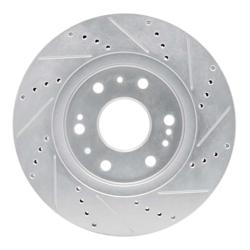 R1 Concepts — R1 05-19 Chevrolet Silverado 1500 Front Left Drilled & Slotted Silver Brake Rotor
R1 Brake Rotor Drill - view 5