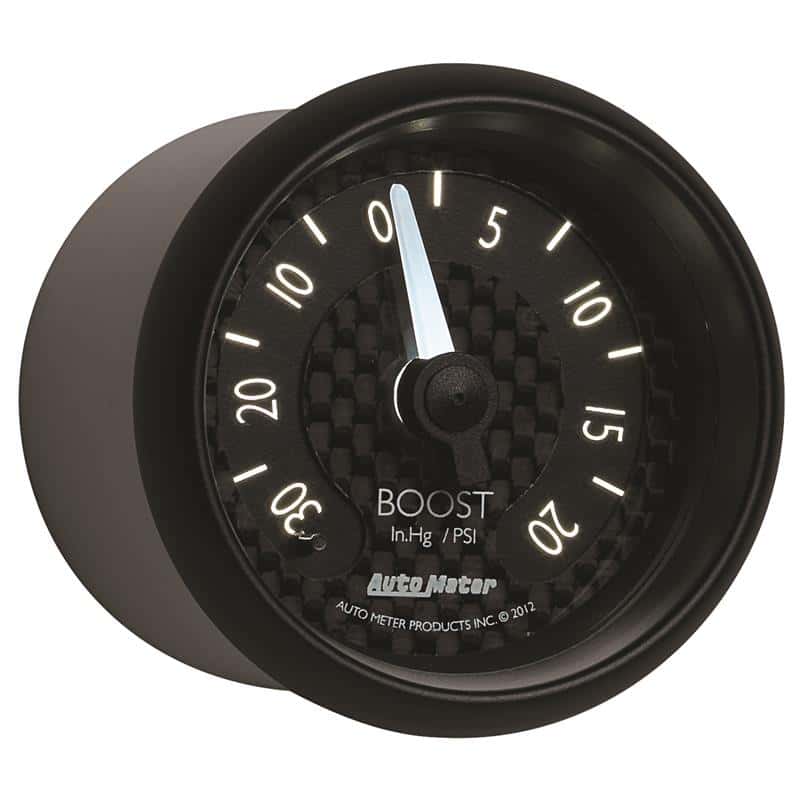 AutoMeter — Autometer GT Series 52mm Mechanical 30 In Hg/20 psi Vacuum/Boost Gauge
2-1/16" BOOST-VAC, 3 - view 6
