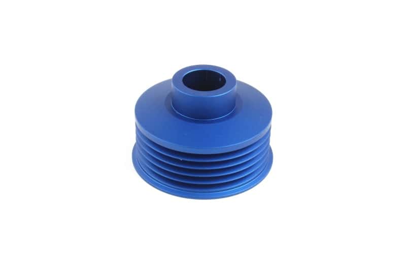 Perrin Performance — PERRIN 06-14 Subaru WRX / 07-21 STI / 06-13 Forester Lightweight Alternator Pulley - Blue - view 2