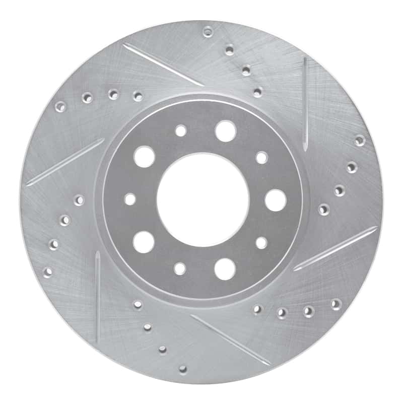 R1 Concepts — R1 95-04 Volvo 960 Front Right Drilled & Slotted Silver Brake Rotor
R1 Brake Rotor Drill - view 1